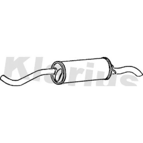 Koncový tlmič výfuku KLARIUS 230084
