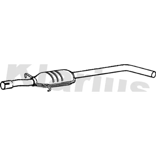 Stredný tlmič výfuku KLARIUS 230550