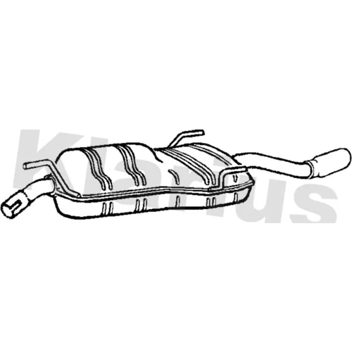Koncový tlmič výfuku KLARIUS 230783