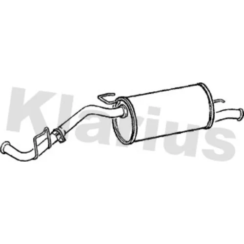 Koncový tlmič výfuku KLARIUS 240548
