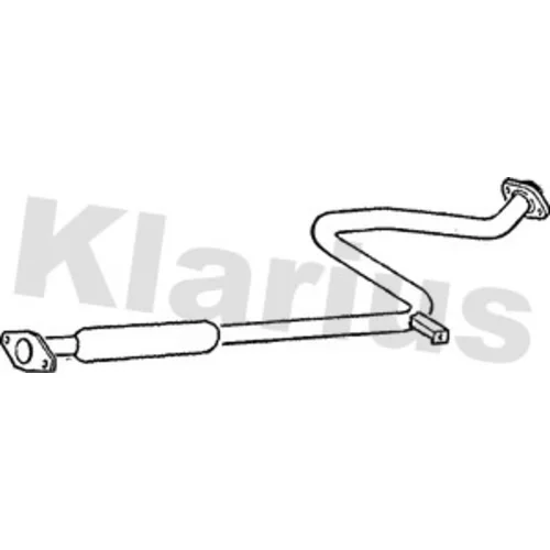 Stredný tlmič výfuku KLARIUS 250080