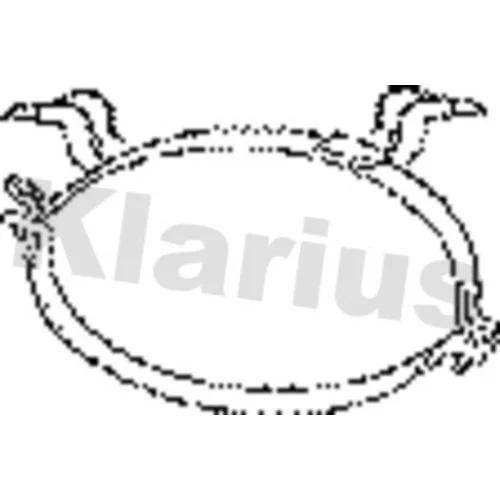 Držiak výfukového systému KLARIUS 430371
