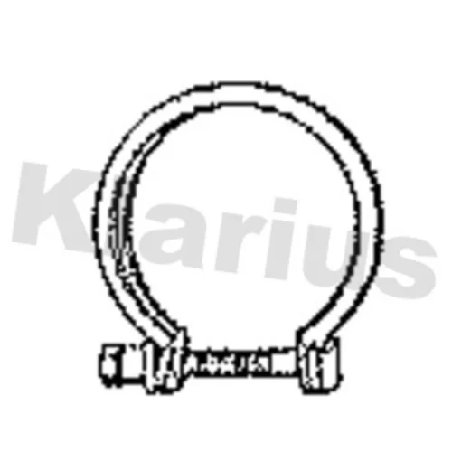 Svorka výfukového systému 430895 /KLARIUS/