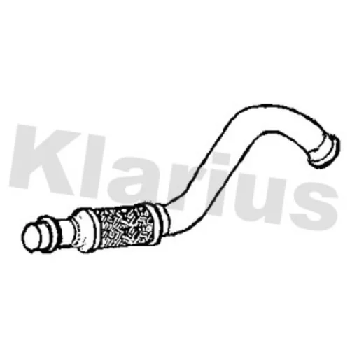 Výfukové potrubie KLARIUS 110780