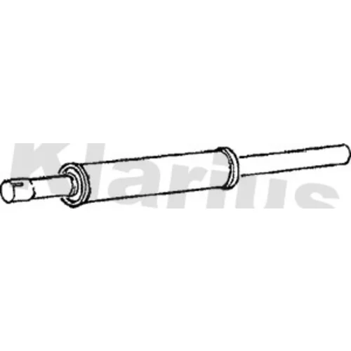 Stredný tlmič výfuku KLARIUS 210285