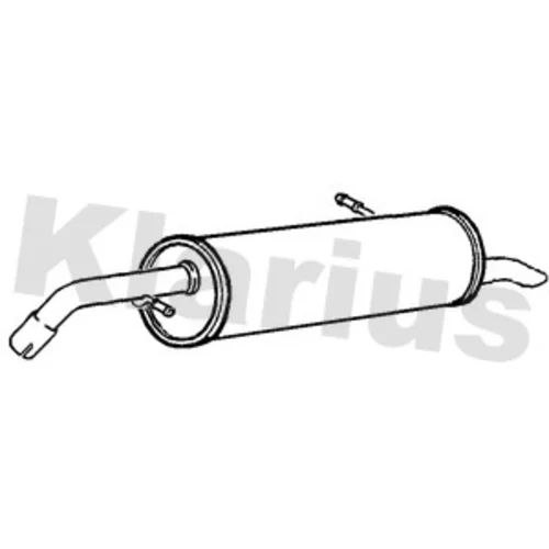 Koncový tlmič výfuku KLARIUS 210952