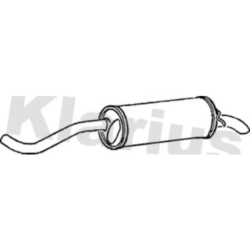 Koncový tlmič výfuku KLARIUS 220036