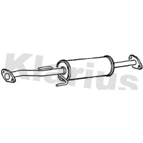 Stredný tlmič výfuku KLARIUS 220743