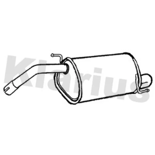 Koncový tlmič výfuku KLARIUS 220759