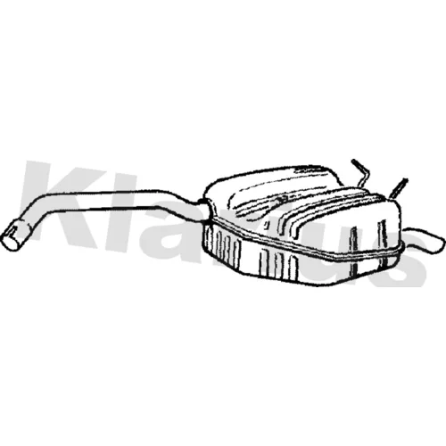 Koncový tlmič výfuku KLARIUS 230681