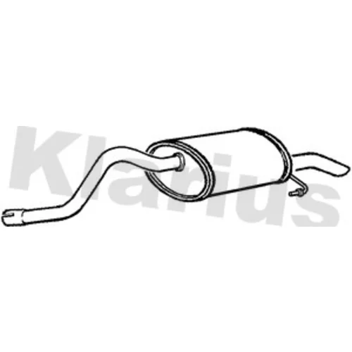 Koncový tlmič výfuku KLARIUS 230733