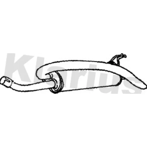 Koncový tlmič výfuku KLARIUS 230801