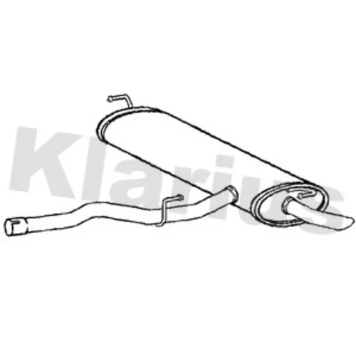 Koncový tlmič výfuku KLARIUS 231544