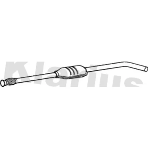 Stredný tlmič výfuku KLARIUS 240524