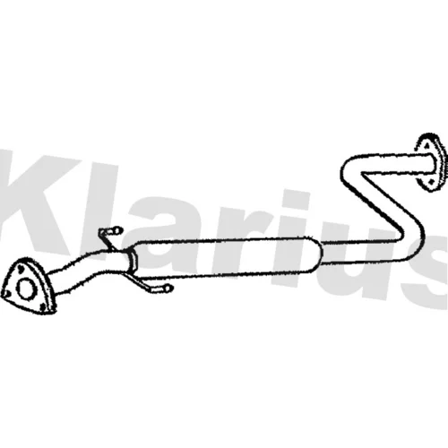 Stredný tlmič výfuku KLARIUS 240626