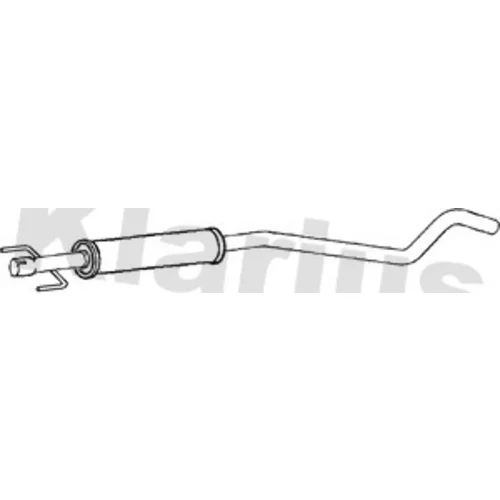 Stredný tlmič výfuku 250743 /KLARIUS/