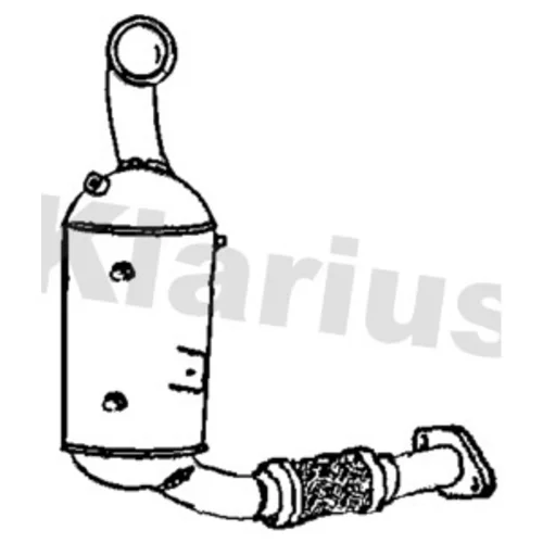Filter sadzí/pevných častíc výfukového systému 390443 /KLARIUS/