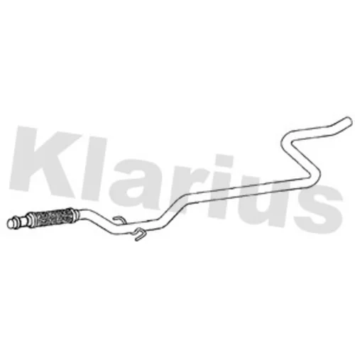 Výfukové potrubie KLARIUS 120586