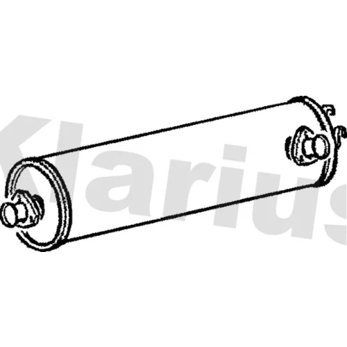 Stredný tlmič výfuku KLARIUS 220285