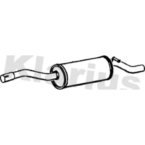 Koncový tlmič výfuku KLARIUS 220298