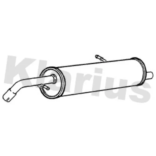 Koncový tlmič výfuku KLARIUS 220741