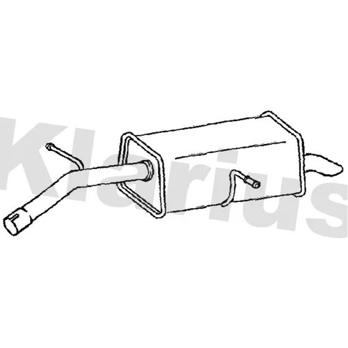 Koncový tlmič výfuku KLARIUS 223076