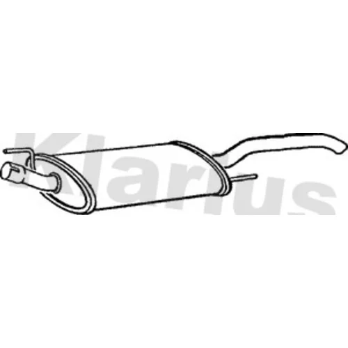 Koncový tlmič výfuku 230508 /KLARIUS/