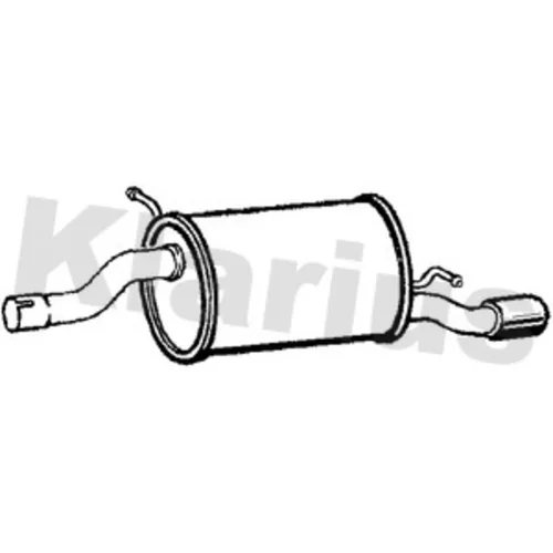 Koncový tlmič výfuku KLARIUS 231452