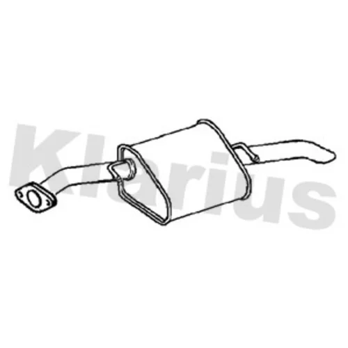 Koncový tlmič výfuku KLARIUS 232419
