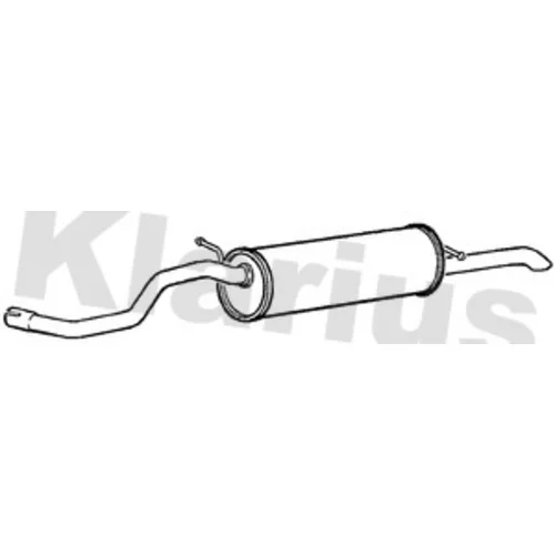 Koncový tlmič výfuku KLARIUS 240730