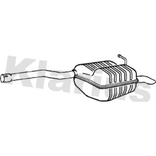 Koncový tlmič výfuku KLARIUS 240976