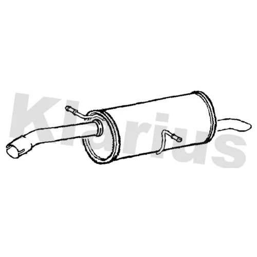Koncový tlmič výfuku KLARIUS 241118