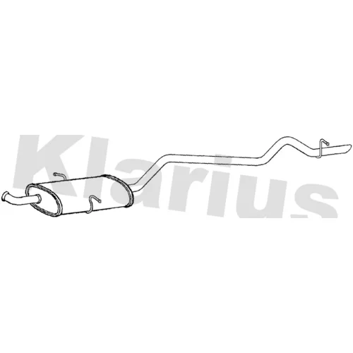 Koncový tlmič výfuku KLARIUS 270805