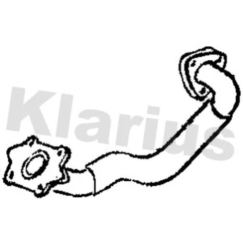 Výfukové potrubie KLARIUS 301276