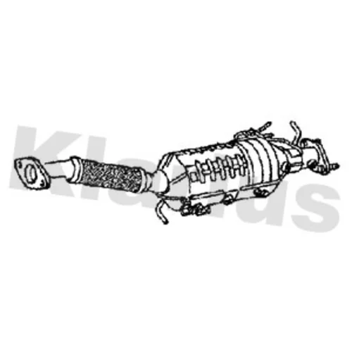 Filter sadzí/pevných častíc výfukového systému KLARIUS 390453