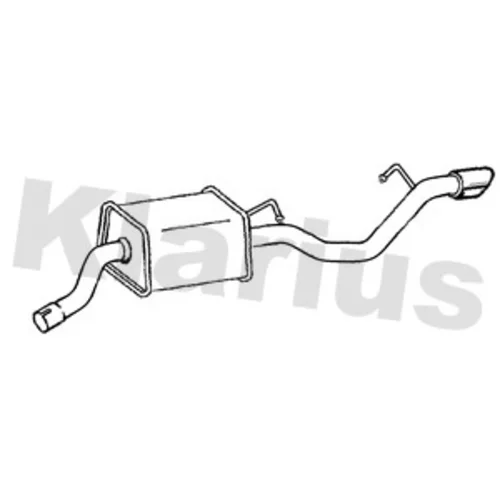 Koncový tlmič výfuku KLARIUS KA299B