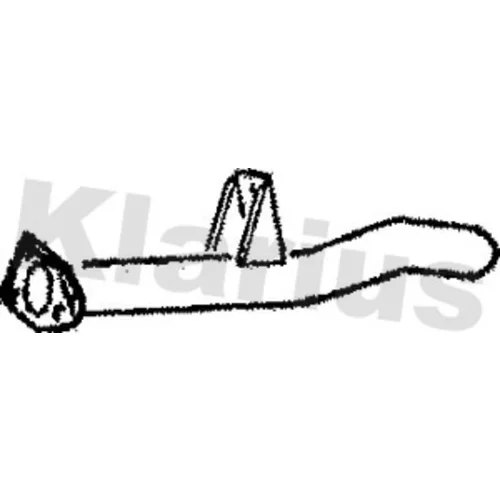 Výfukové potrubie KLARIUS 110370