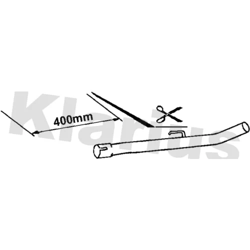 Výfukové potrubie KLARIUS 120457