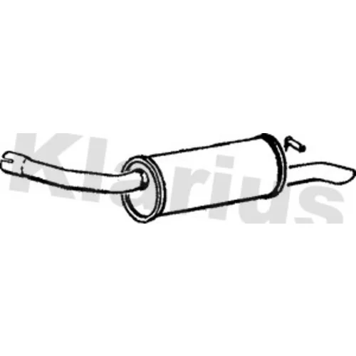 Koncový tlmič výfuku KLARIUS 210069