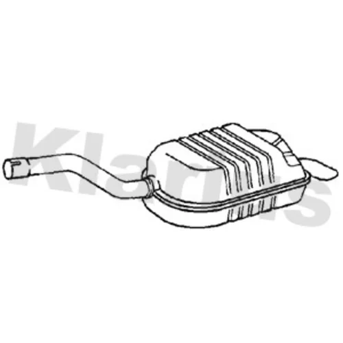 Koncový tlmič výfuku 211192 /KLARIUS/