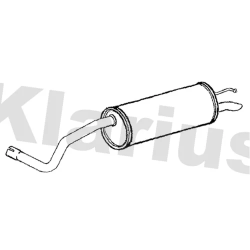 Koncový tlmič výfuku KLARIUS 211511
