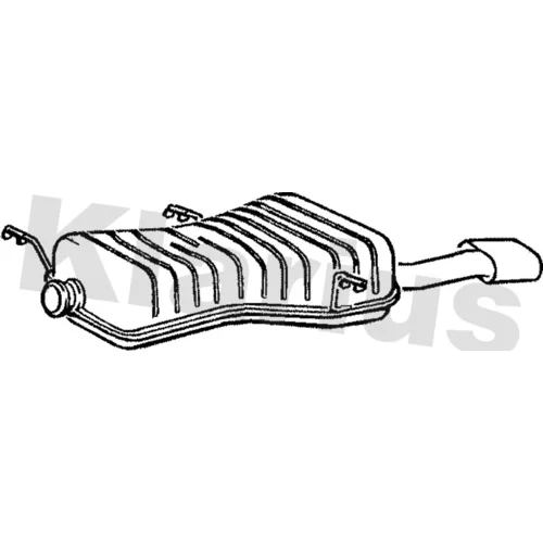 Koncový tlmič výfuku KLARIUS 220467
