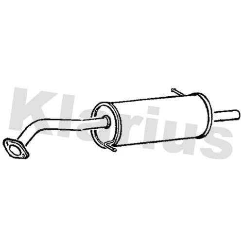 Koncový tlmič výfuku KLARIUS 220757