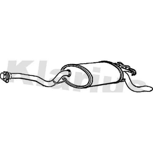 Koncový tlmič výfuku KLARIUS 230213
