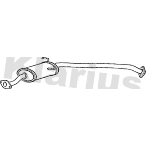 Stredný tlmič výfuku KLARIUS 230439