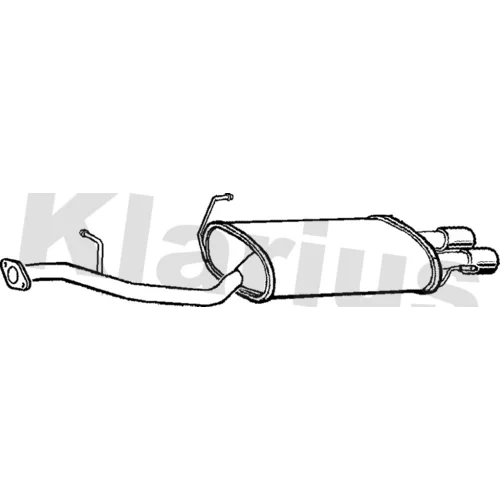 Koncový tlmič výfuku KLARIUS 230468