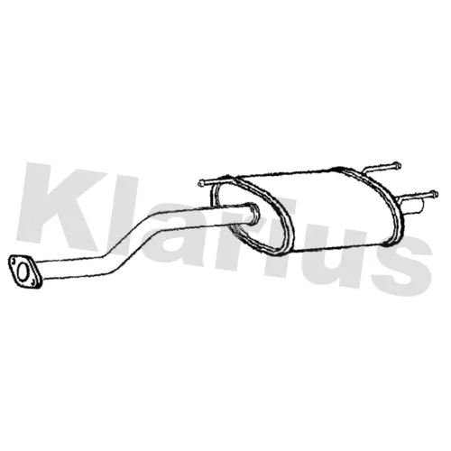 Stredný tlmič výfuku KLARIUS 230762