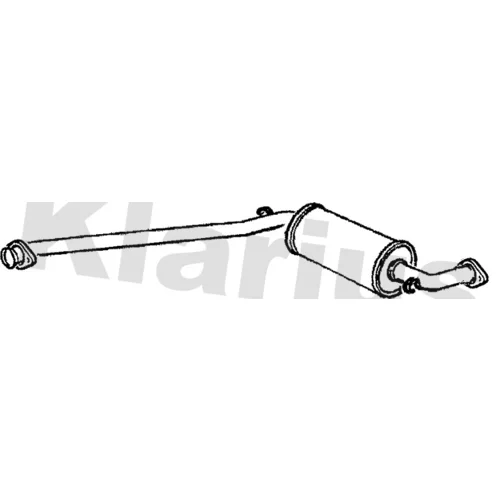 Stredný tlmič výfuku KLARIUS 230777