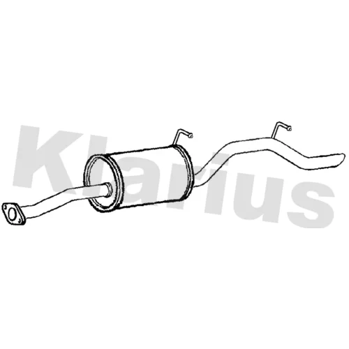 Koncový tlmič výfuku KLARIUS 241109