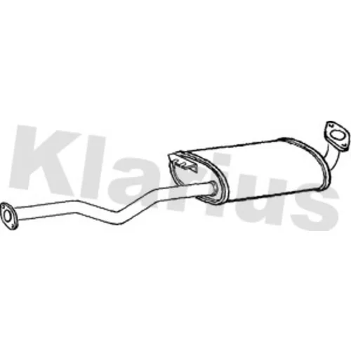 Stredný tlmič výfuku KLARIUS 250637